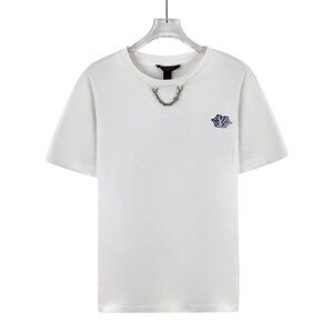 Louis Vuitton White cotton crewneck T-shirt